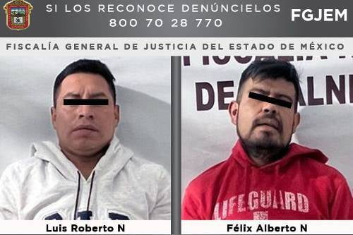 Video: Procesan a dos presuntos ladrones de combi en Nicolás Romero